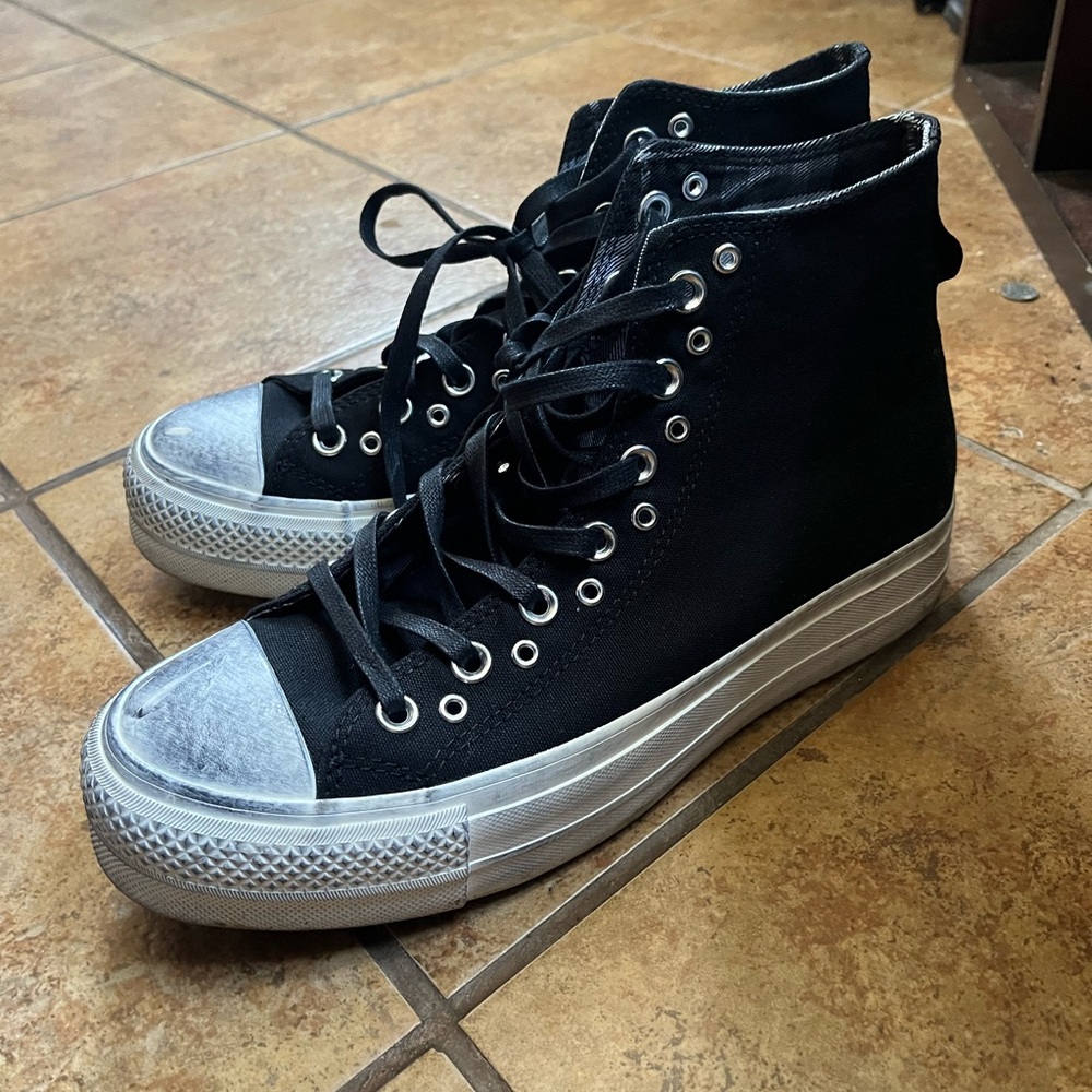 Grunge High Top Converse Sneakers